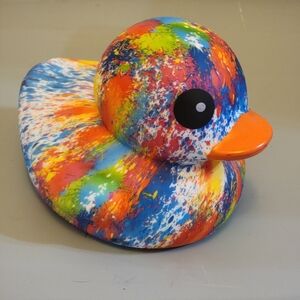 Jumbo Splatter Paint Pattern Rubber Duck Duck Jeep Rubber Duckies Novelty Jumbo
